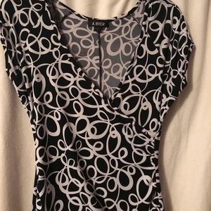 A Byer Black and White Dress